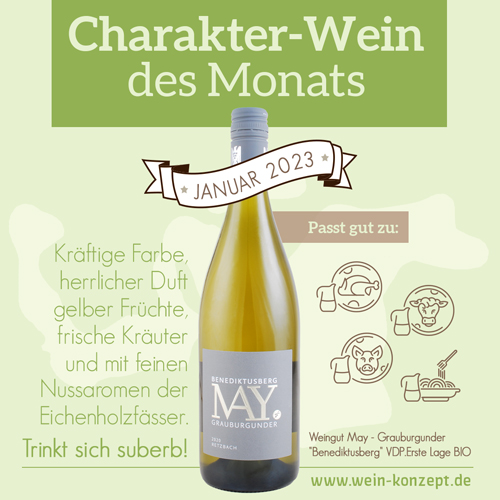 Charakter-Wein des Monats Januar