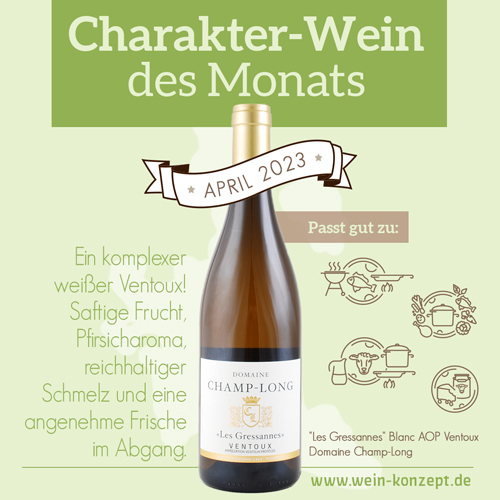 Charakter-Wein des Monats April